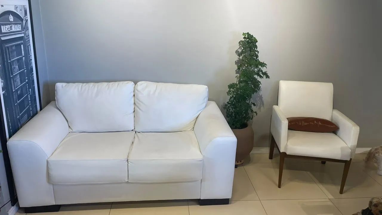 Vendo sofá com poltrona  - Foto 4