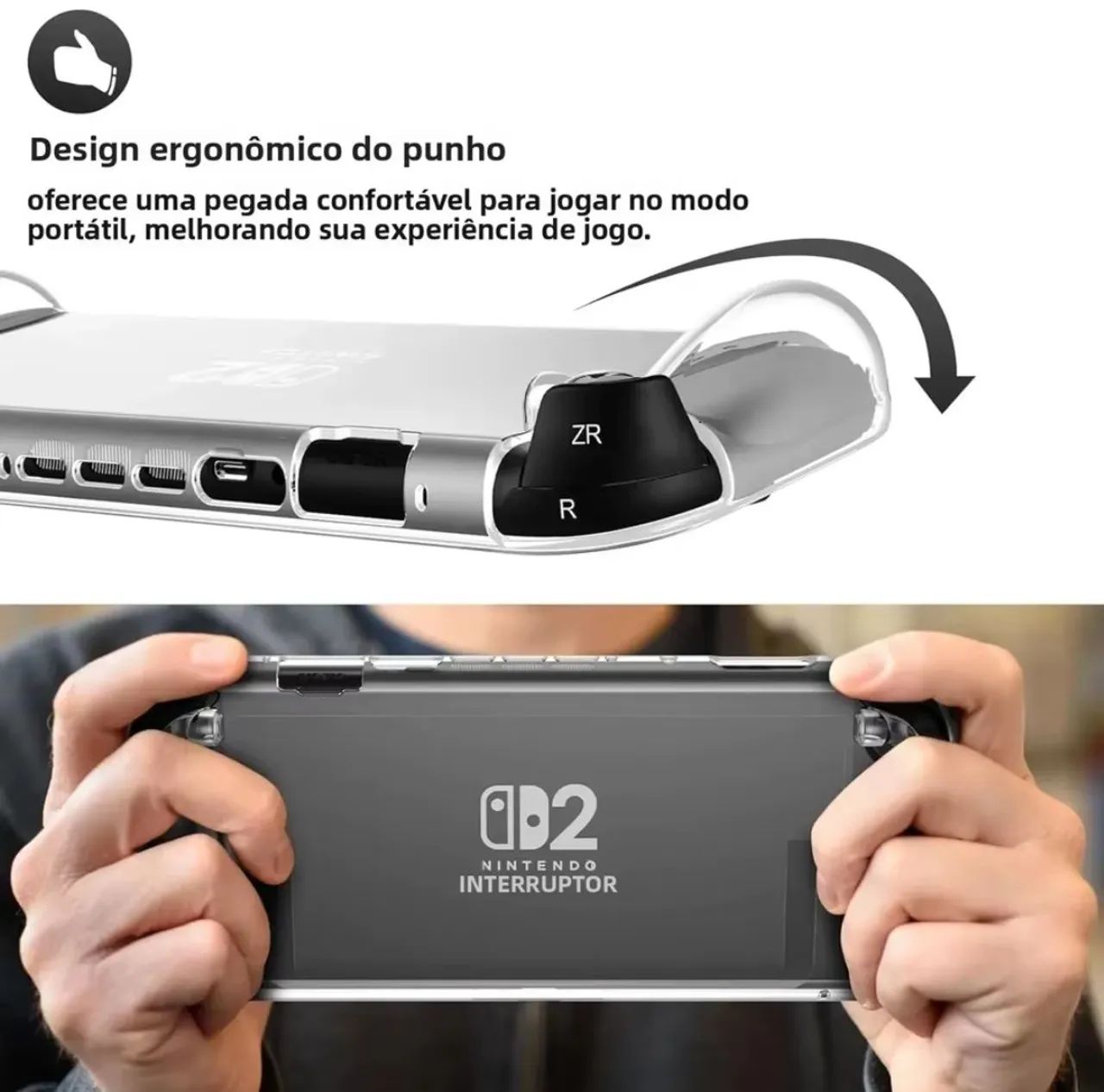 Case protetora para Nintendo Switch 2 novo  - Foto 2