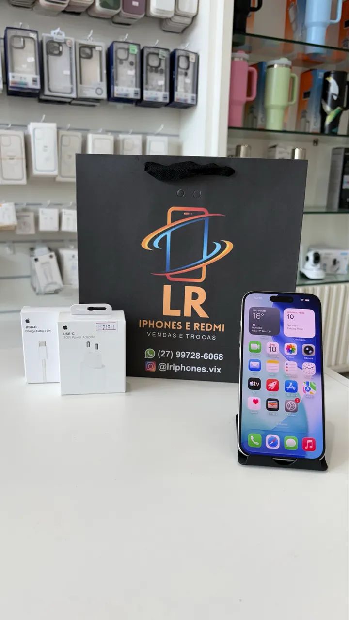 iPhone 15 pro 128GB branco  - Foto 2