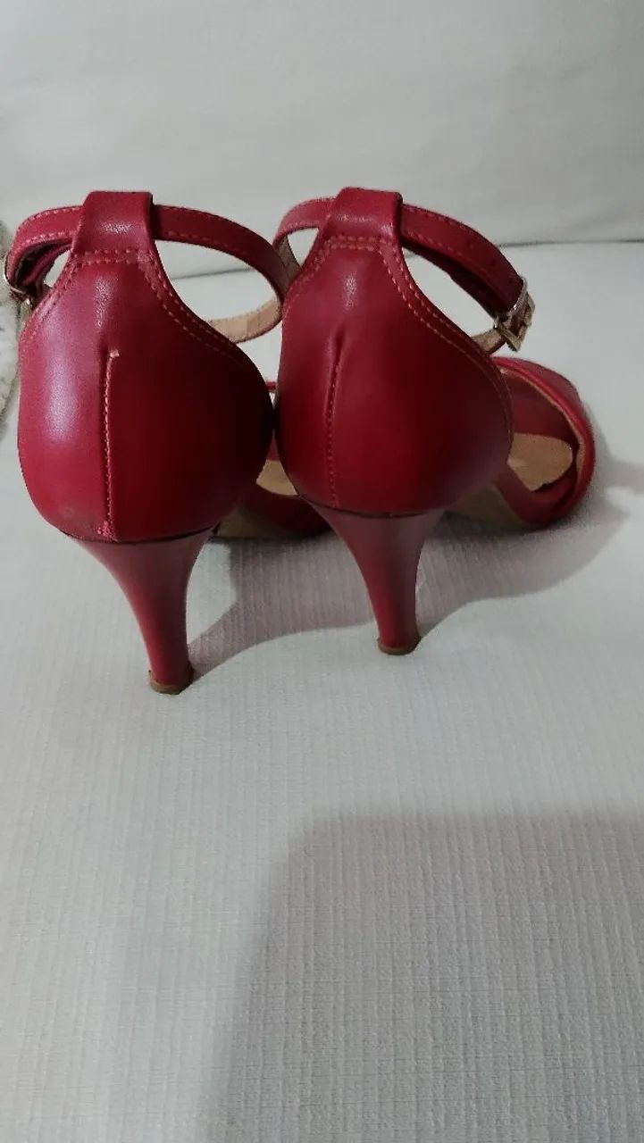 Sandália de dança seminova, confo - Foto 3