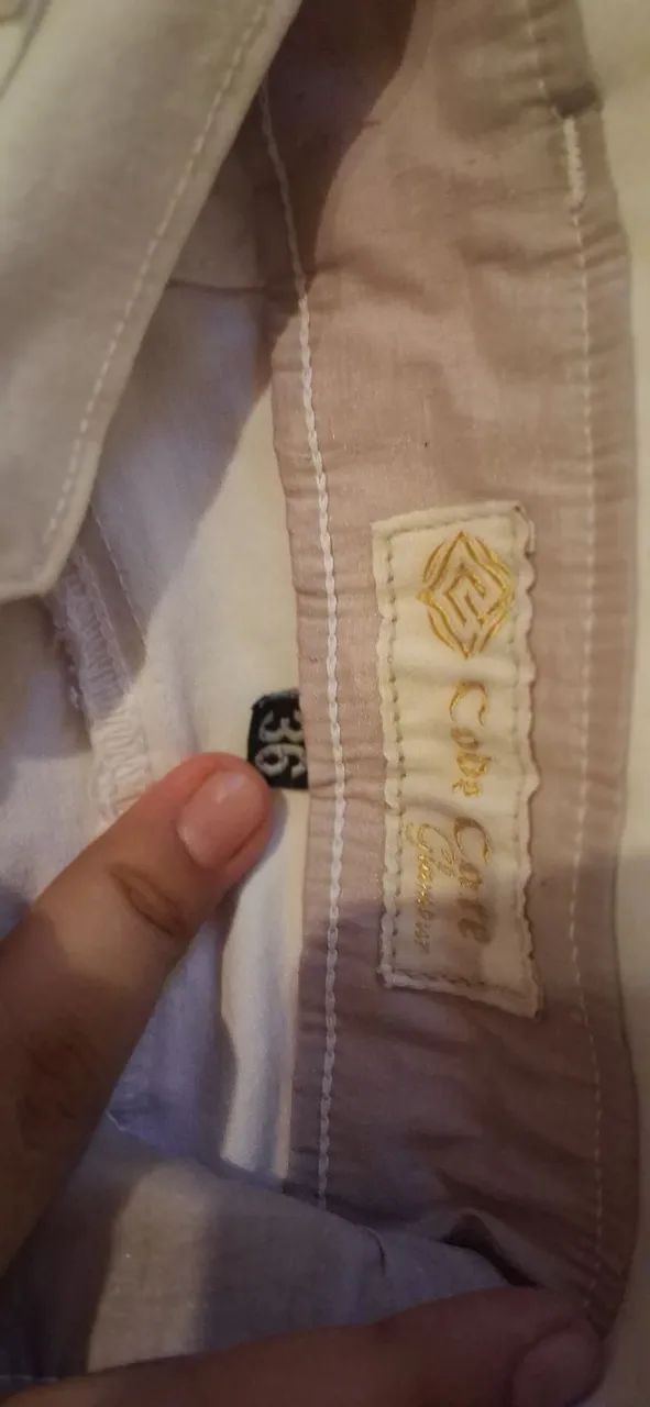 Calça branca jeans  - Foto 4