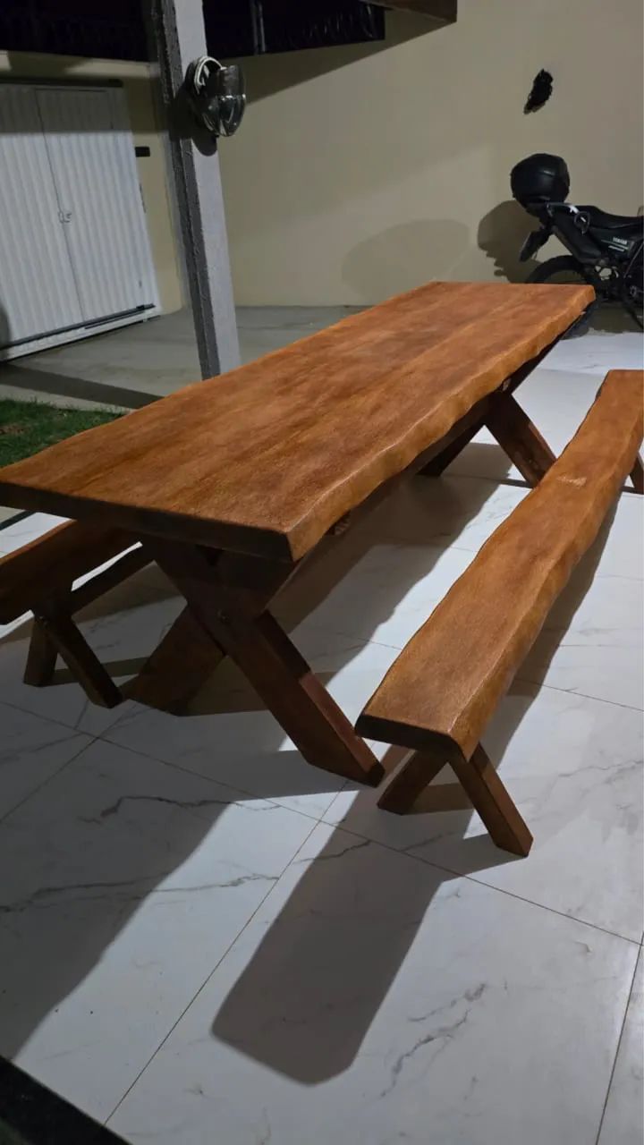Mesa Rústica DIREITO DA FÁBRICA  - Foto 4
