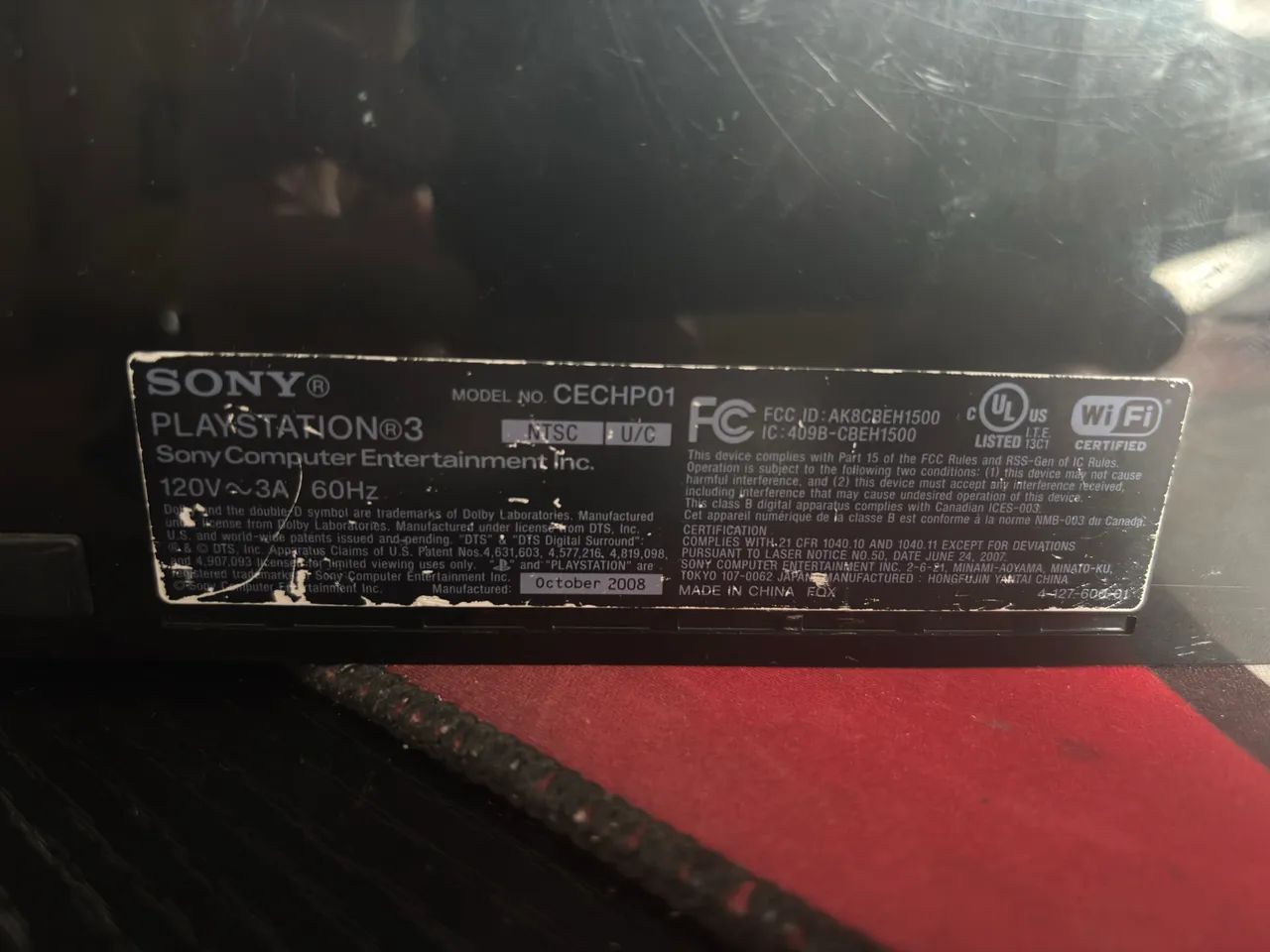 Ps3 fat com defeito - Foto 4