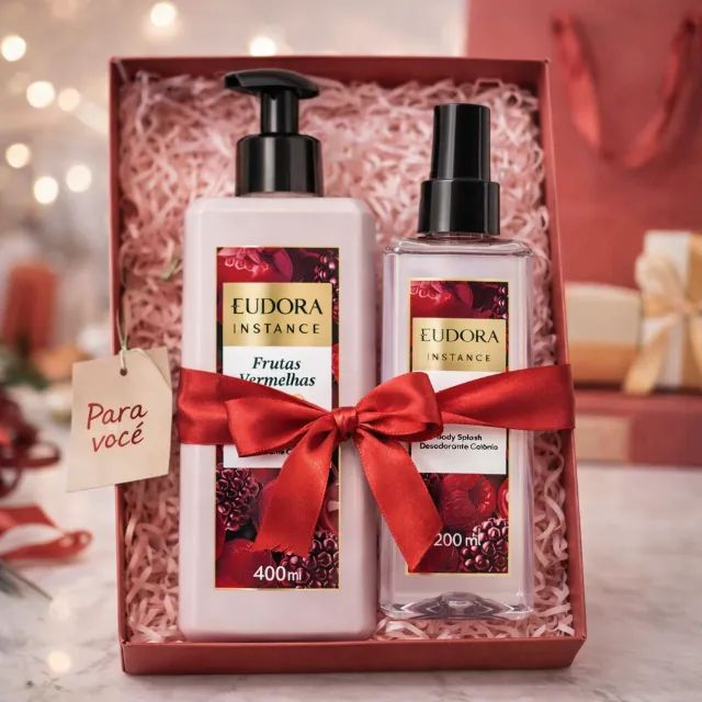 Combo Eudora Frutas Vermelhas Hidratante + Body Splash - Foto 5