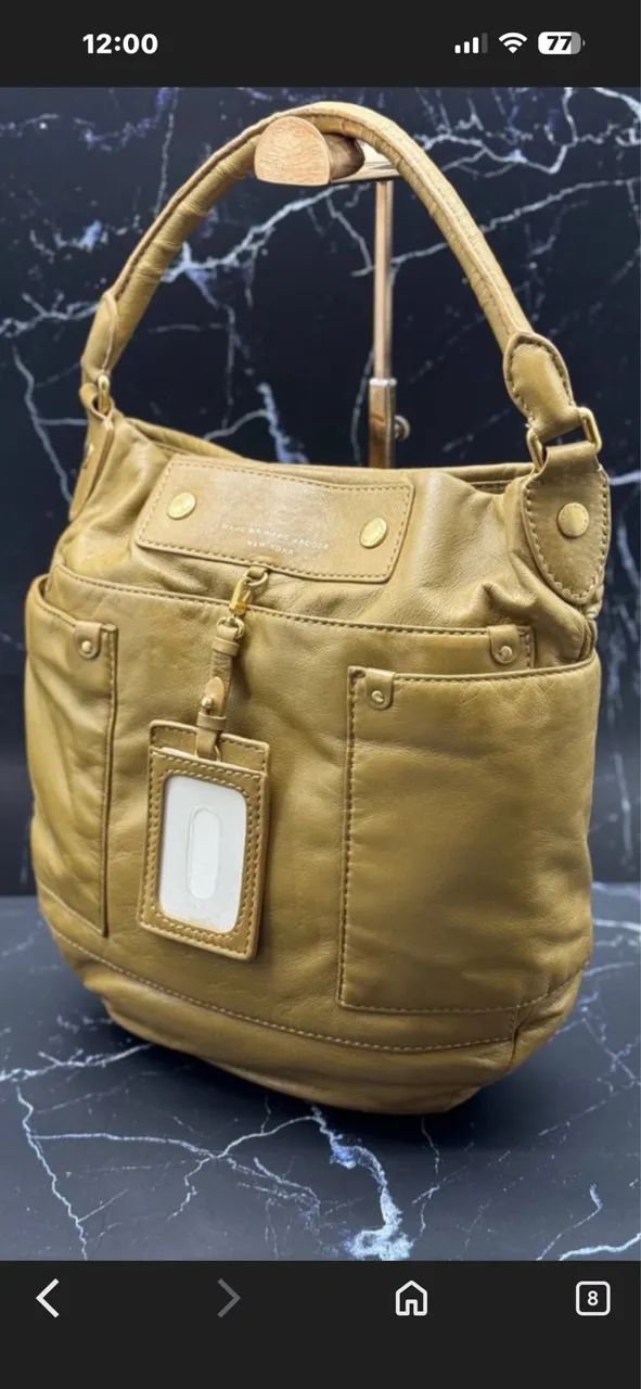 Bolsa Hobo Clássica de Couro Hillier da MARC By MARC JACOBS