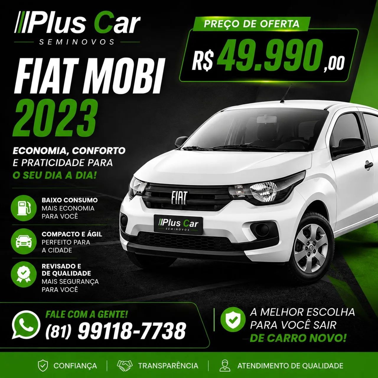 Fiat Mobi Like 1.0 Fire Flex 5P. 2023