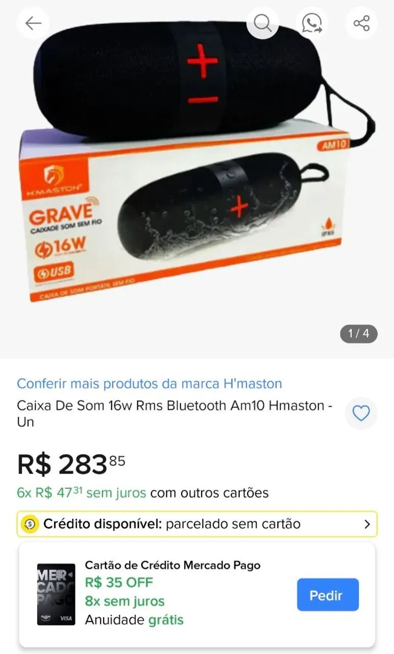 Caixa de som Am10 - Foto 4