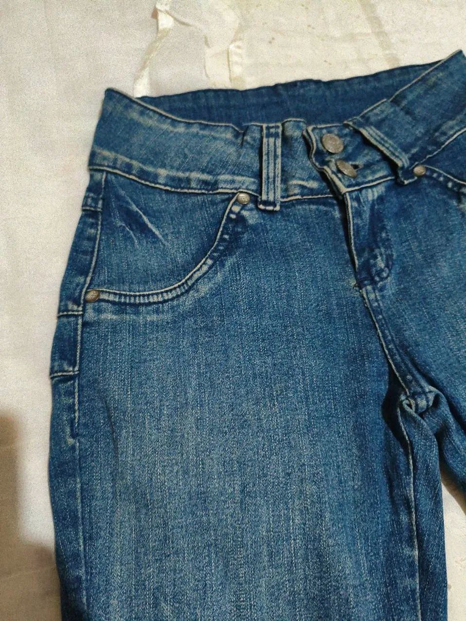 Bermuda feminina jeans P - Foto 2