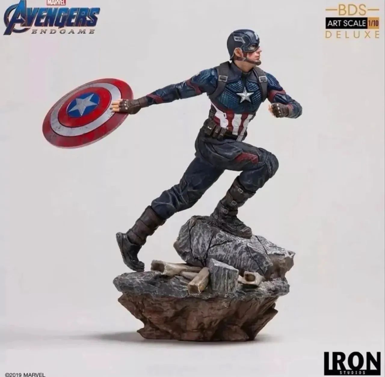 Iron Studios - Captain America Avengers Endgame Deluxe 1/10 - Foto 3