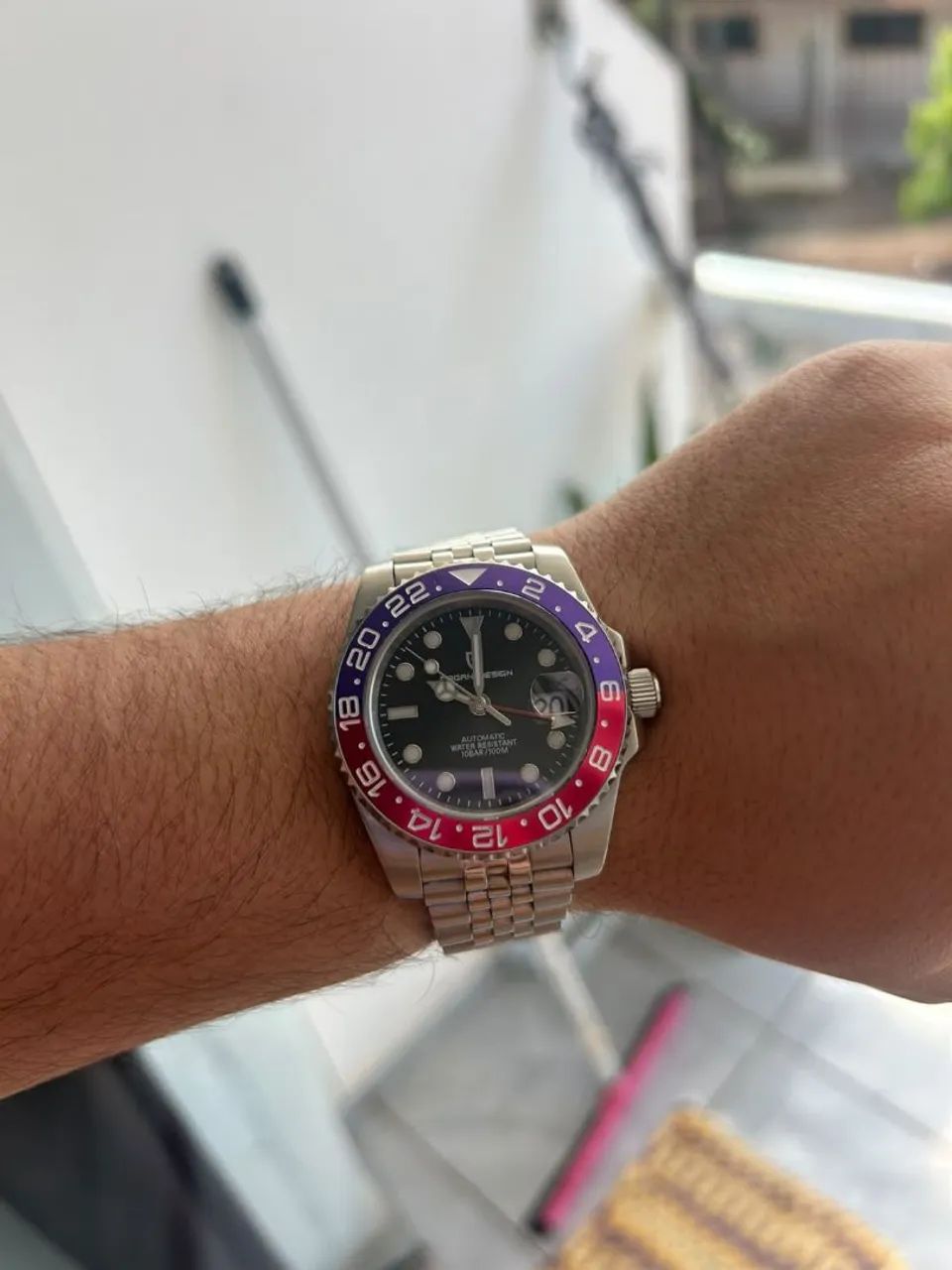 Relógio Pagani Design GMT Pepsi - Foto 2