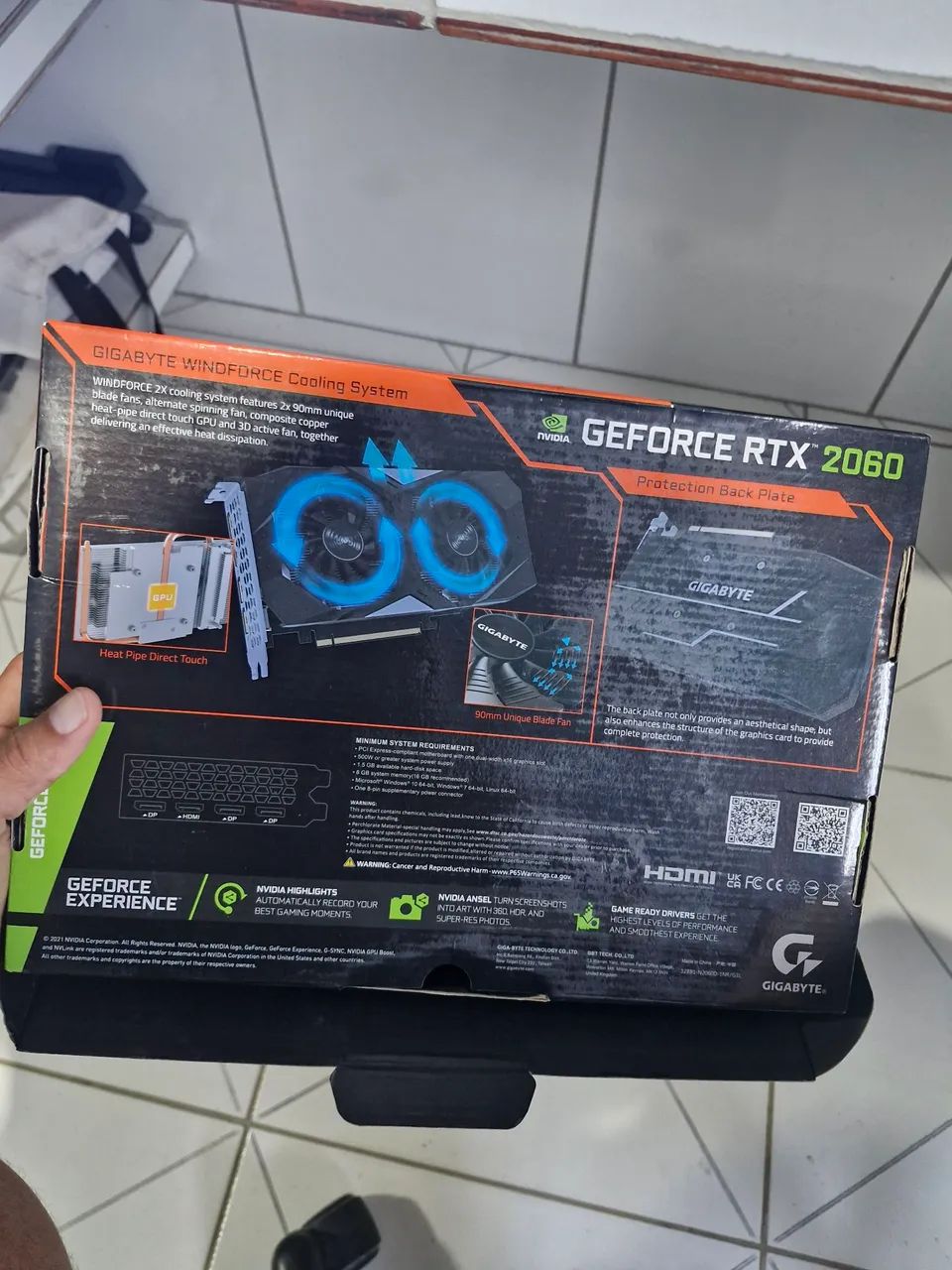 Placa de VPlaca de Vídeo RTX 2060 - Excelente estado + Caixa Original - Foto 4