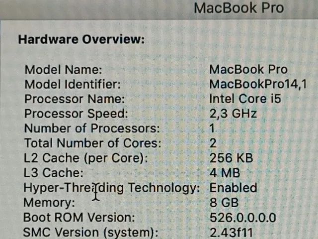 Apple Macbook Pro A1708 14,1 Pol -  8GB Ram - 250 SSD - Core I5 (Usado) - Foto 4