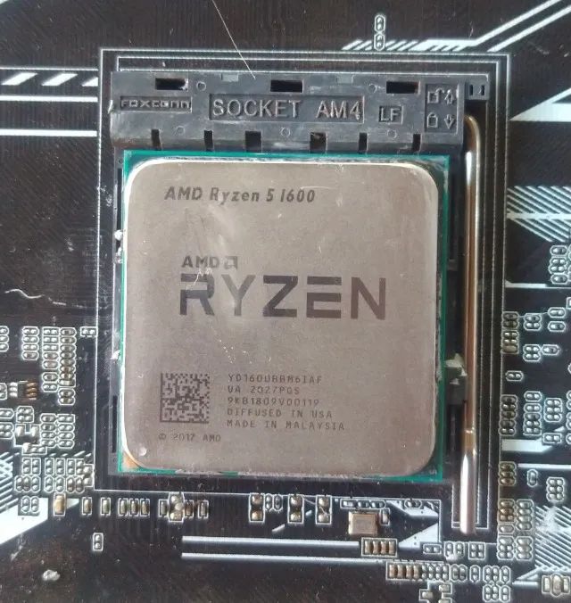 KIT Processador AMD Ryzen 5 1600 + Placa Mãe Asus Prime A320M (Usado em Ótimo Estado)