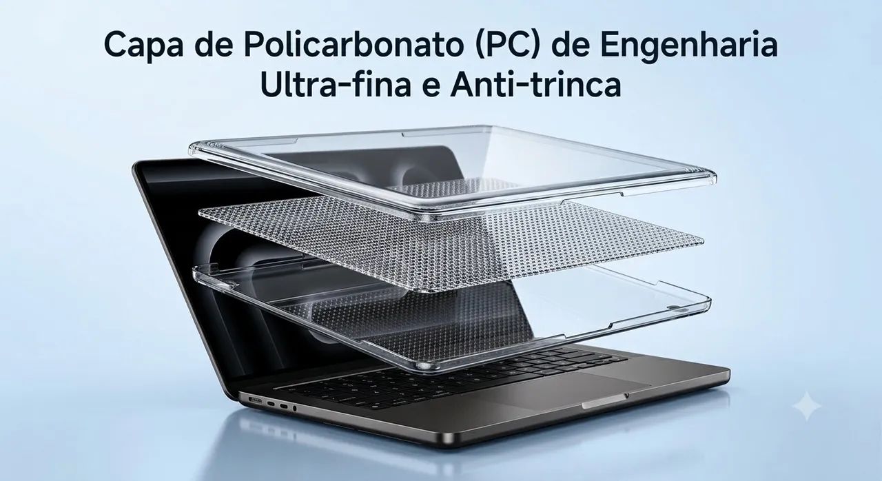 Capa Rígida MacBook Neo 13 Polegadas A3404 2026 Chip A18 Pro - Foto 2