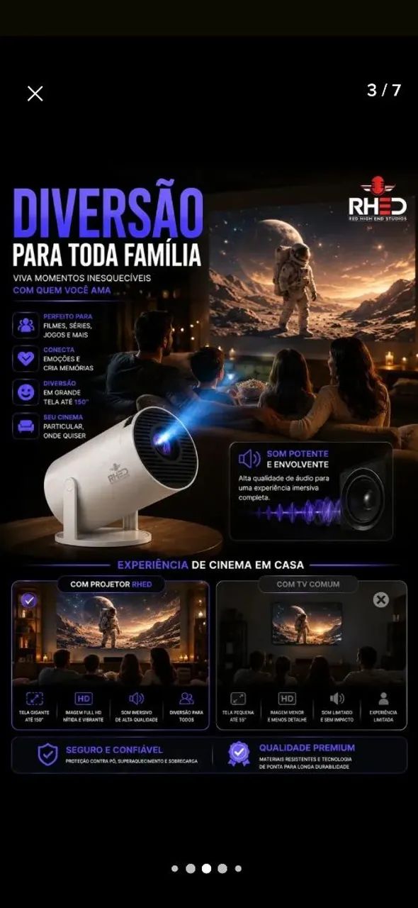 Projetos smart portátil full Hd  - Foto 5