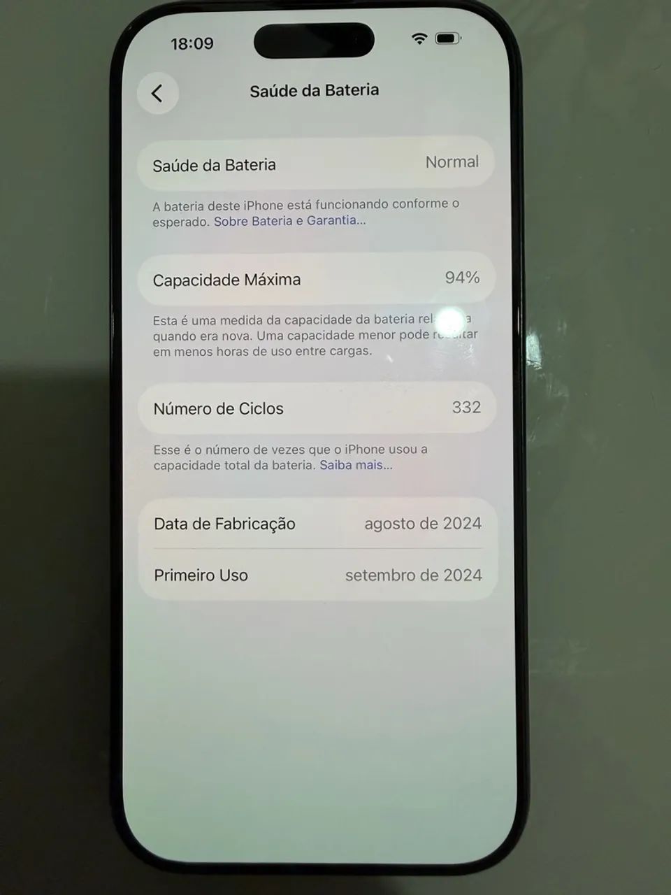 iPhone 16 Pro 128GB (94% Bateria + Caixa) - Foto 5