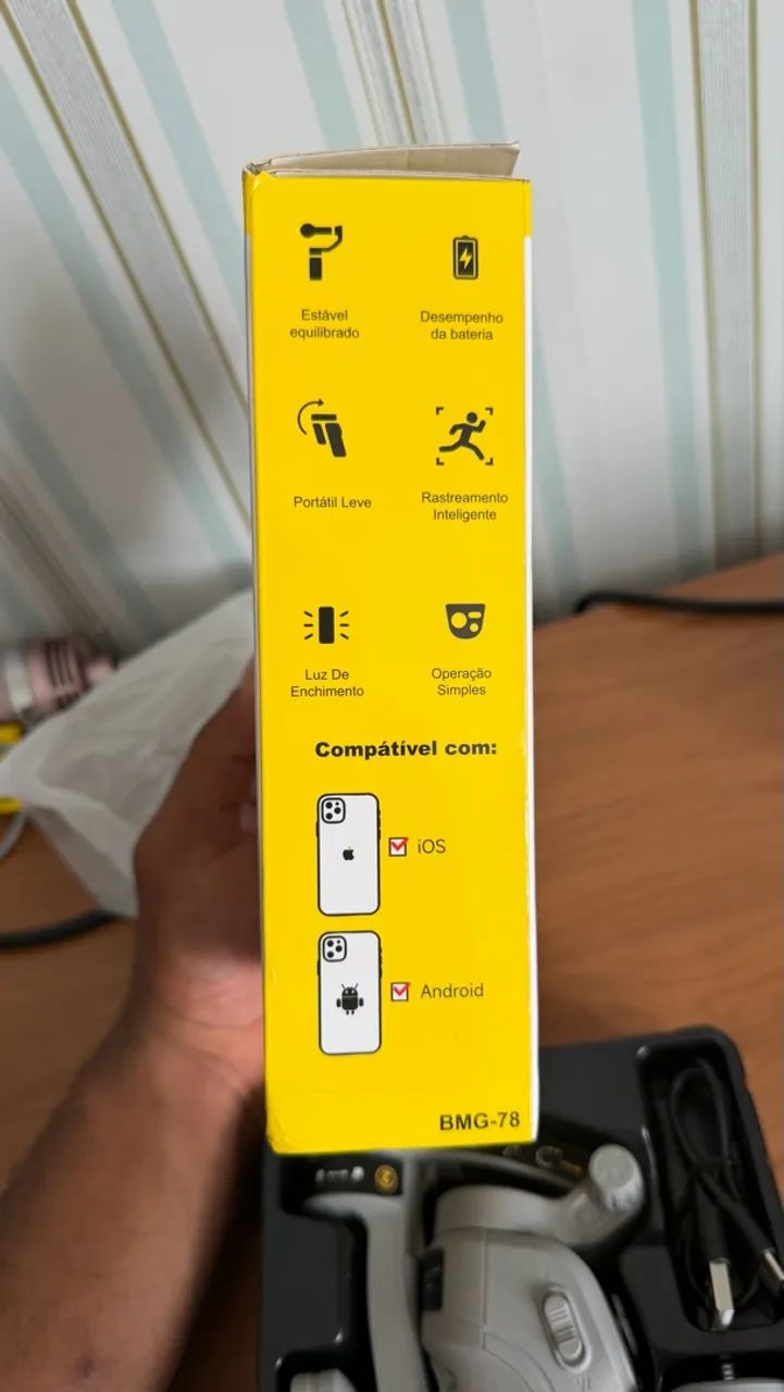 Gimbal 3 eixos para celular  - Foto 5