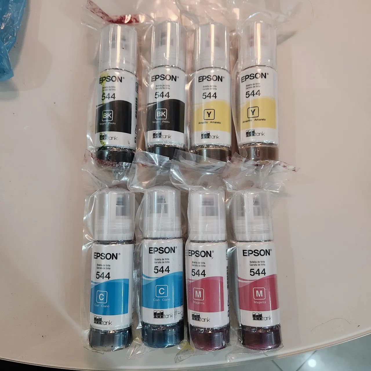 Kit 8 tintas Epson 544 ORIGINAL - Foto 2