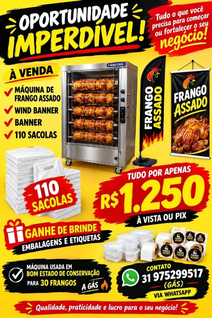 Máquina de Frango Assado - Foto 4