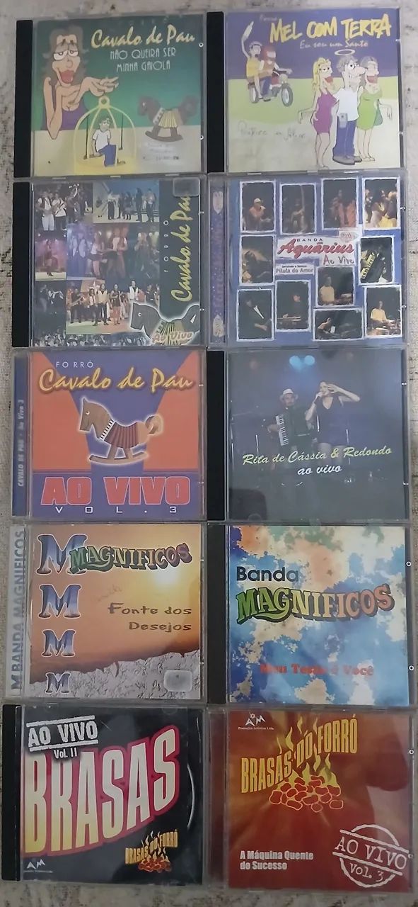 Lote cds forró das antigas 