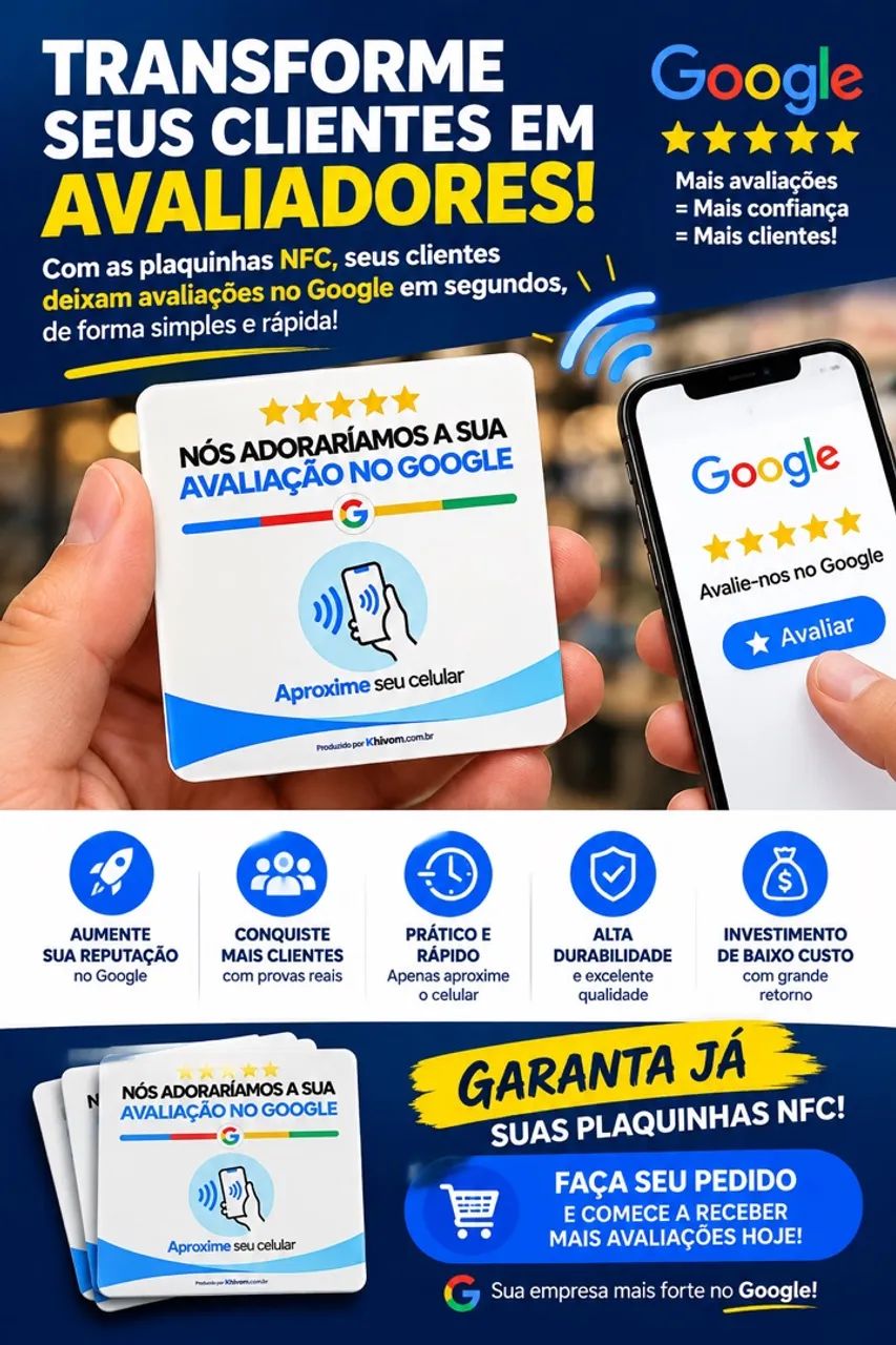 Placas de avaliação NFC