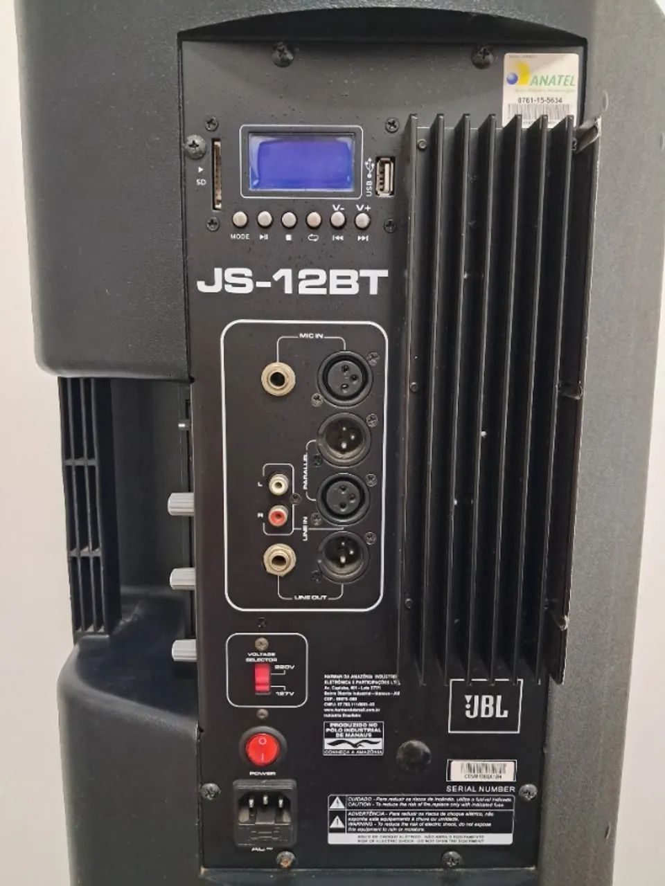 JBL JS-12BT | Caixa Amplificada Ativa - Aparelhos de Som - Jardim