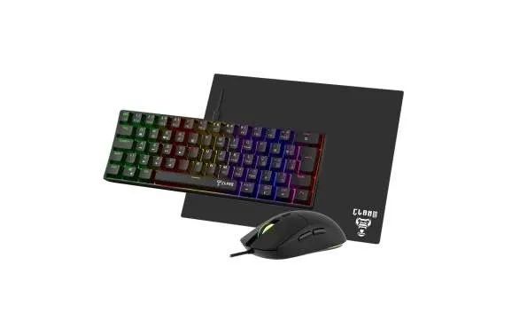 COMBO GAMER DARKLINE LITE TECLADO | MOUSE | MOUSEPAD - CLANM - Foto 2