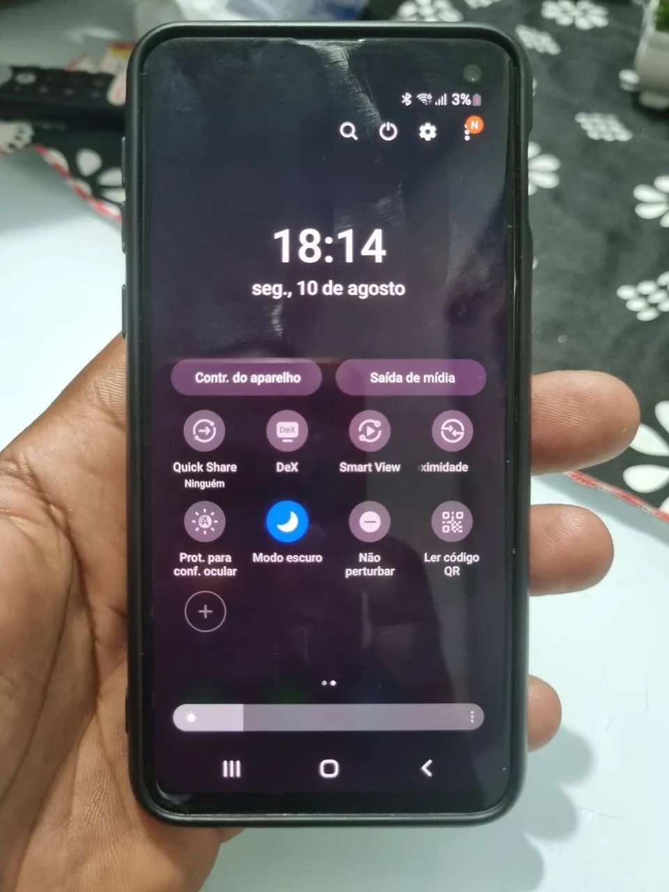 S10e 128 gb está zero só a trás q trinco top - Foto 3