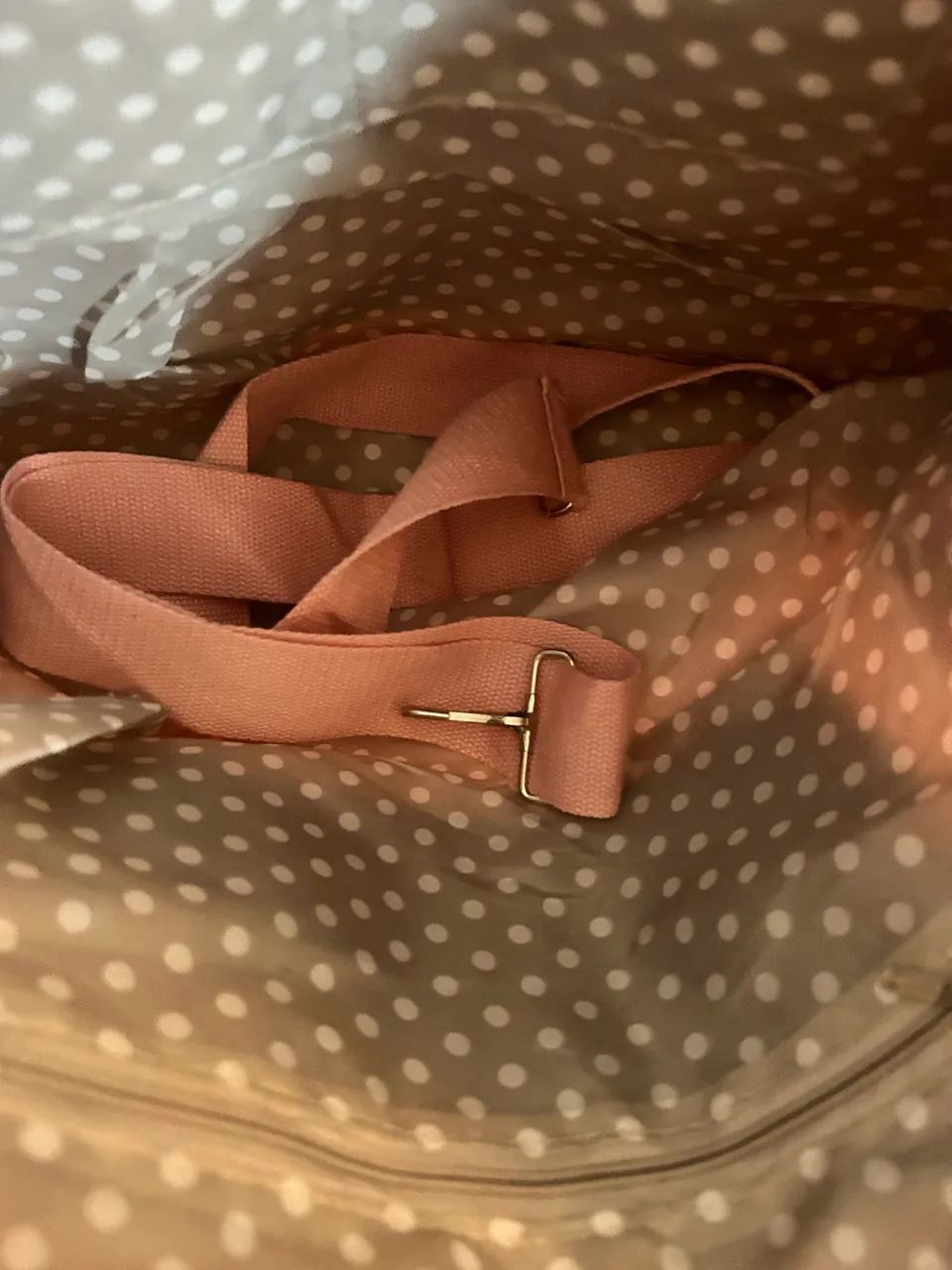 Bolsa de ombro e transversal rosa bebê  - Foto 3