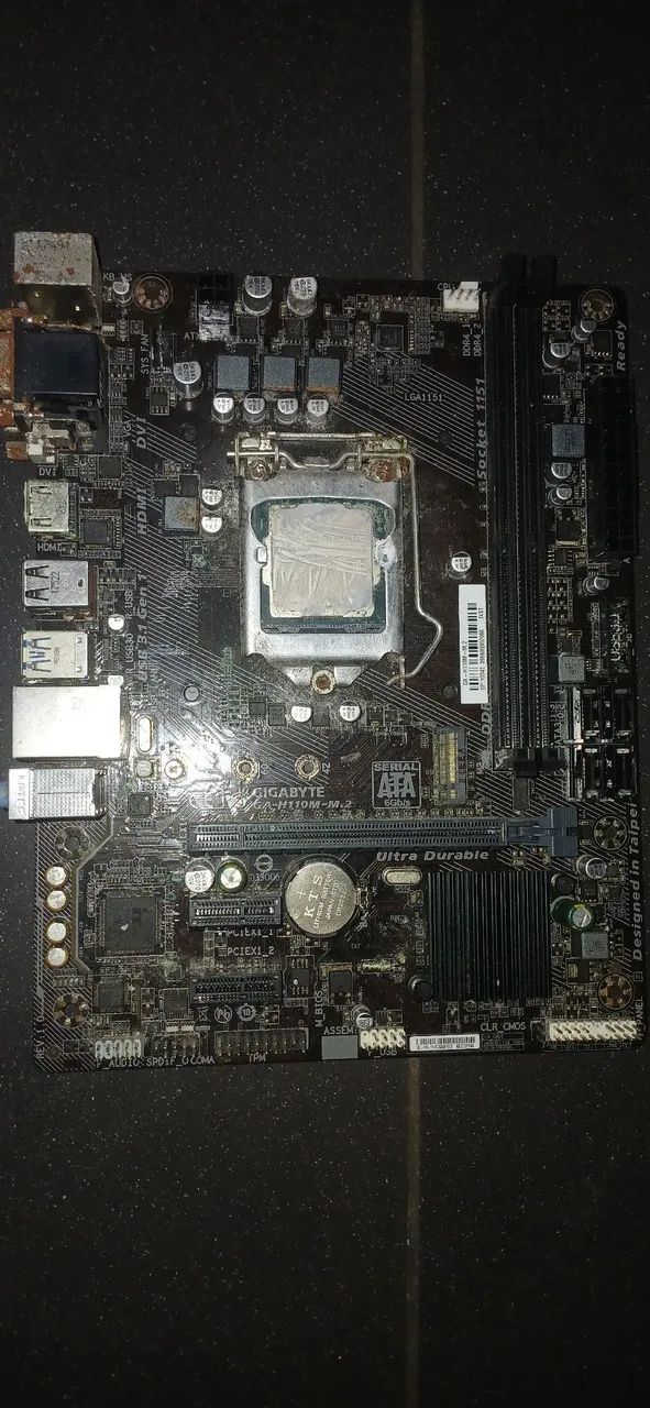 Placa mae 1151, com processador