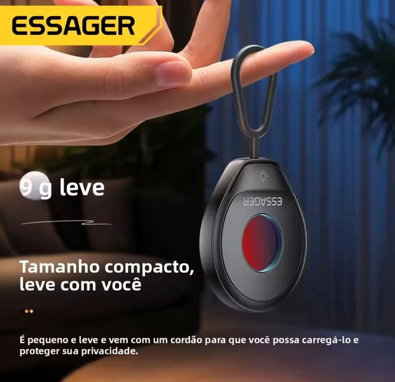 Mini detector de câmera escondida infravermelho  - Foto 4