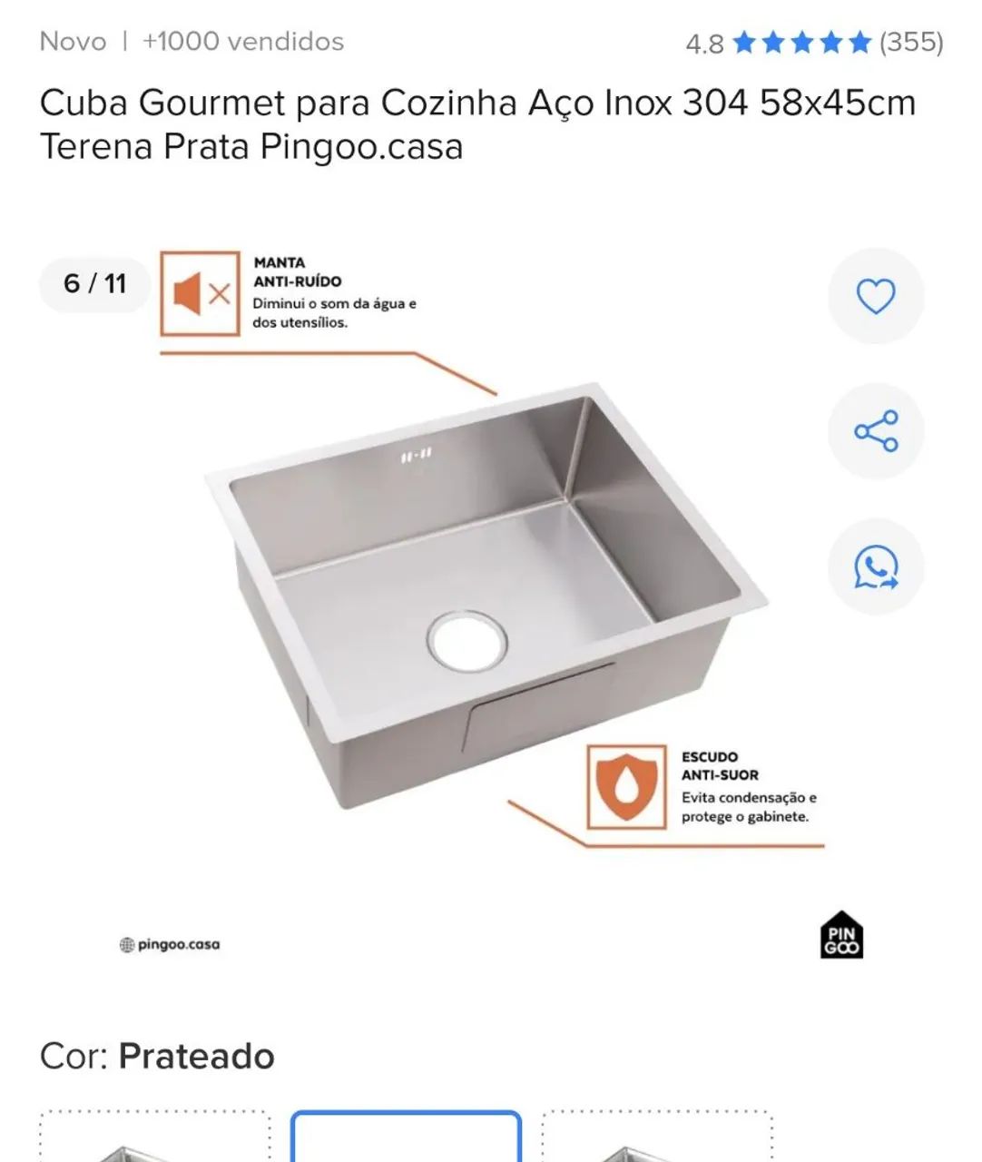 Cuba de inox  - Foto 5