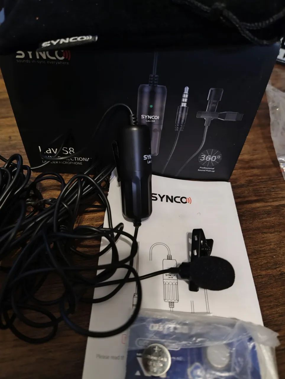 Microfone Lapela Synco LAV S8 - 8mts de cabo - Foto 2
