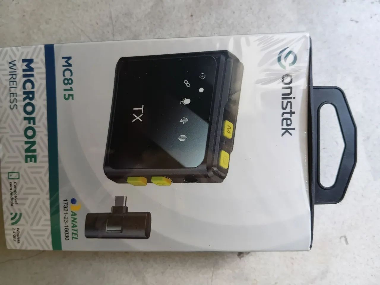 Microfone de lapela 