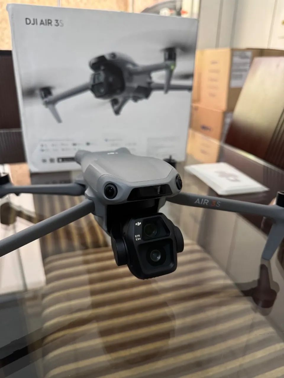 SOMENTE O DRONE DJI AIR 3S - IMPECÁVEL  - Foto 2