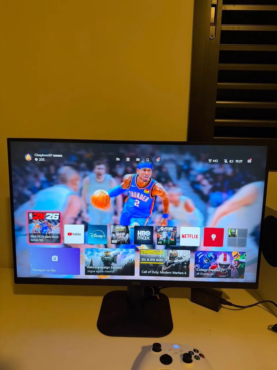 MONITOR GAMER AOC 27