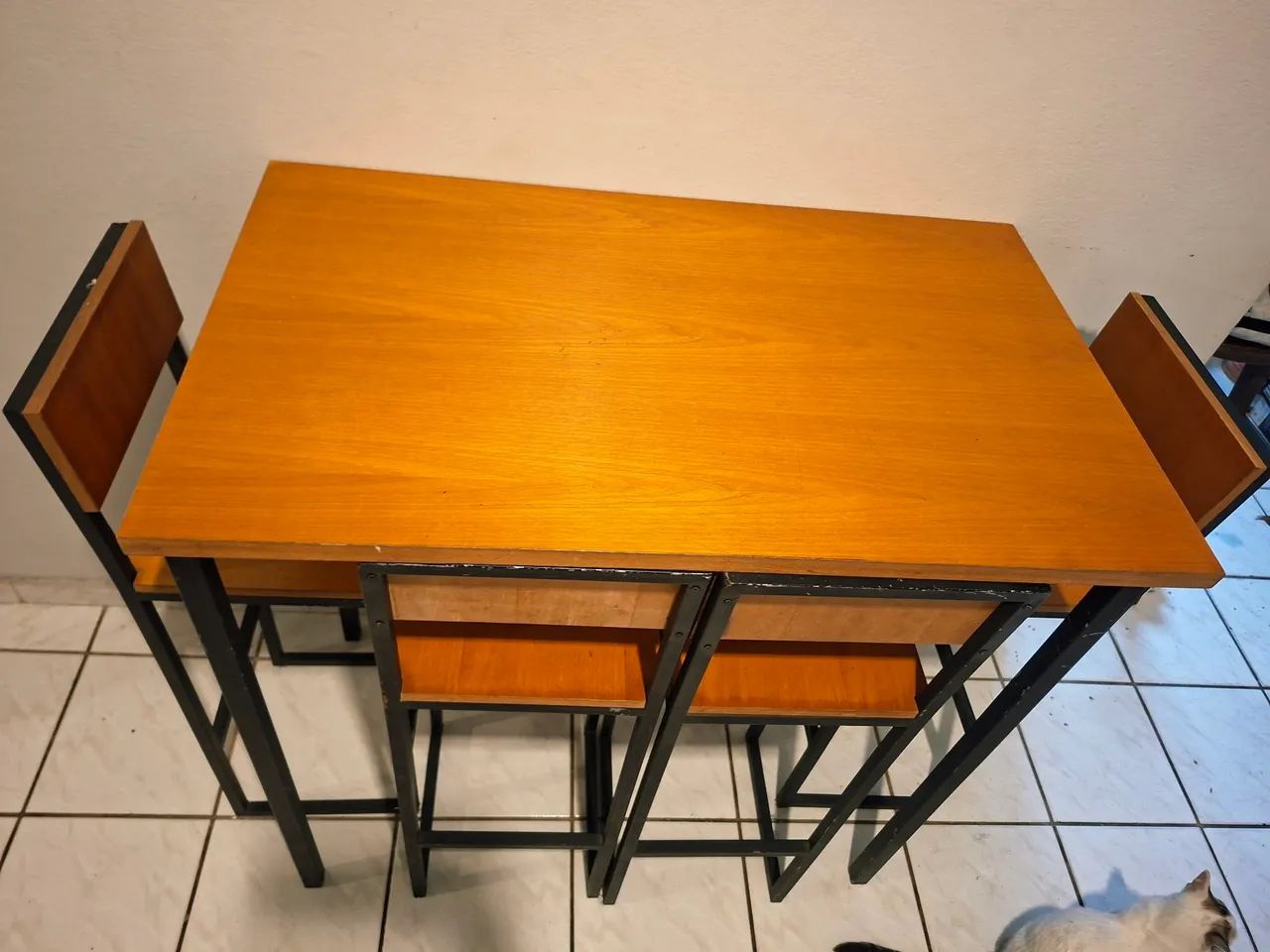 Mesa alta bistrô 4 cadeiras - Foto 5