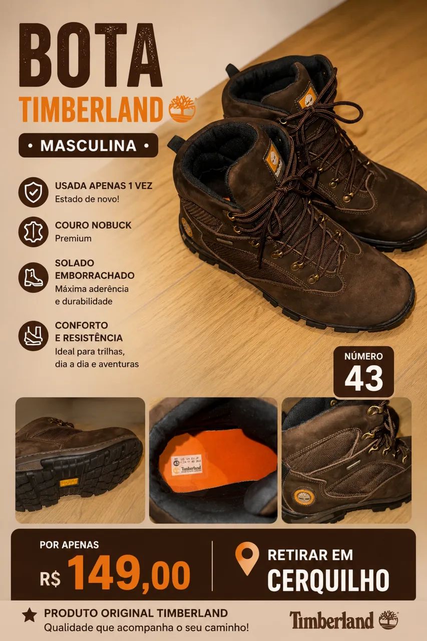 Bota Timberland n.43