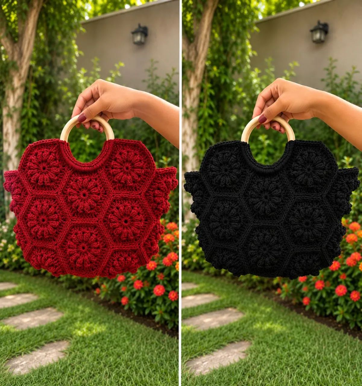 Bolsa de crochê  - Foto 4