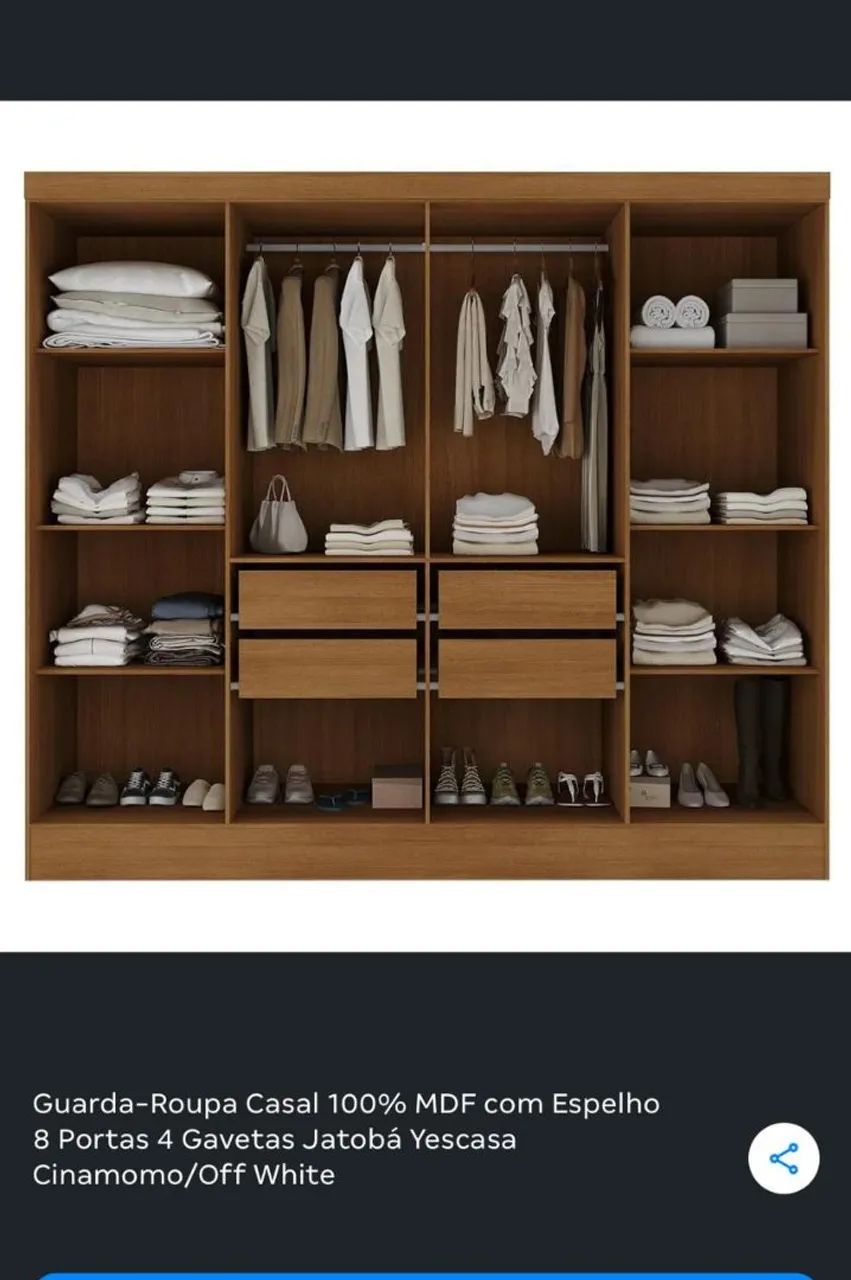 Guarda roupa novo na embalagem  - Foto 2