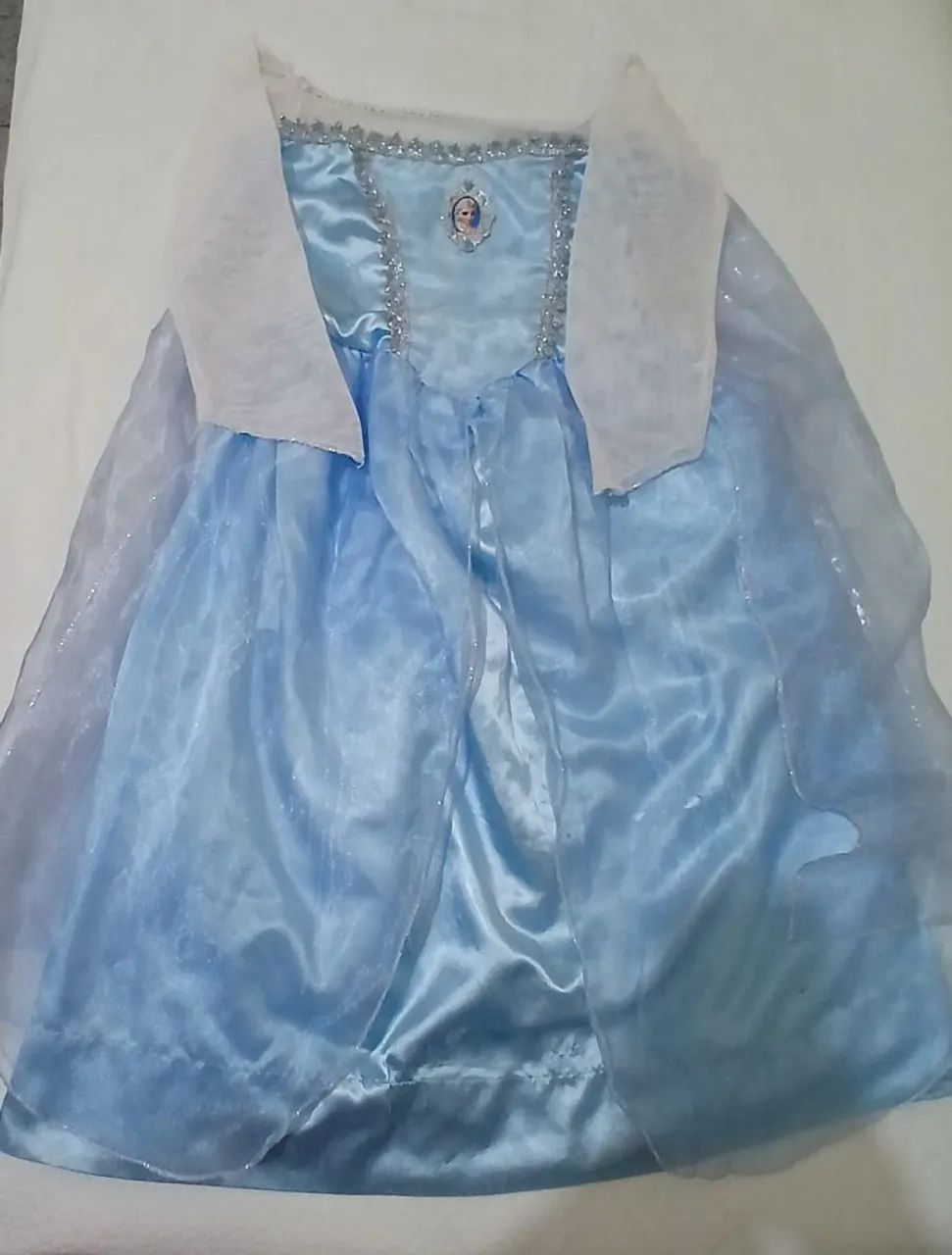 Fantasia Frozen e trança 5/6 - Foto 3