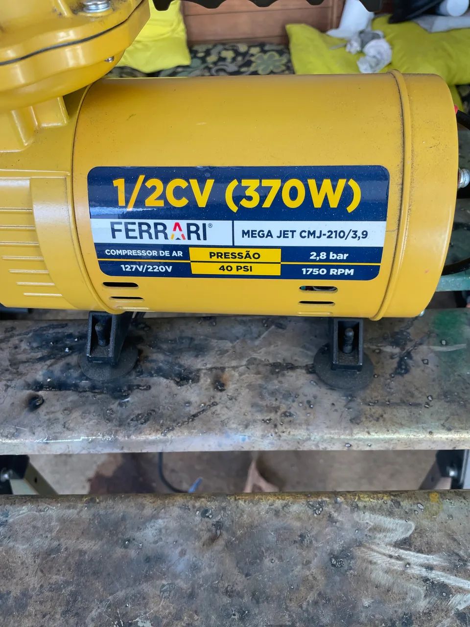 Vendo compressor de ar tufao praticamente sem uso!! - Foto 2