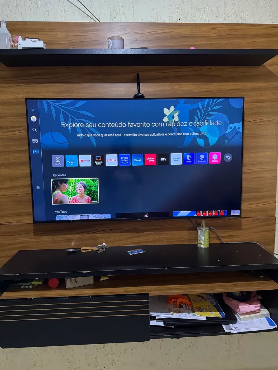 Vendo Tv 55? com painel  - Foto 2