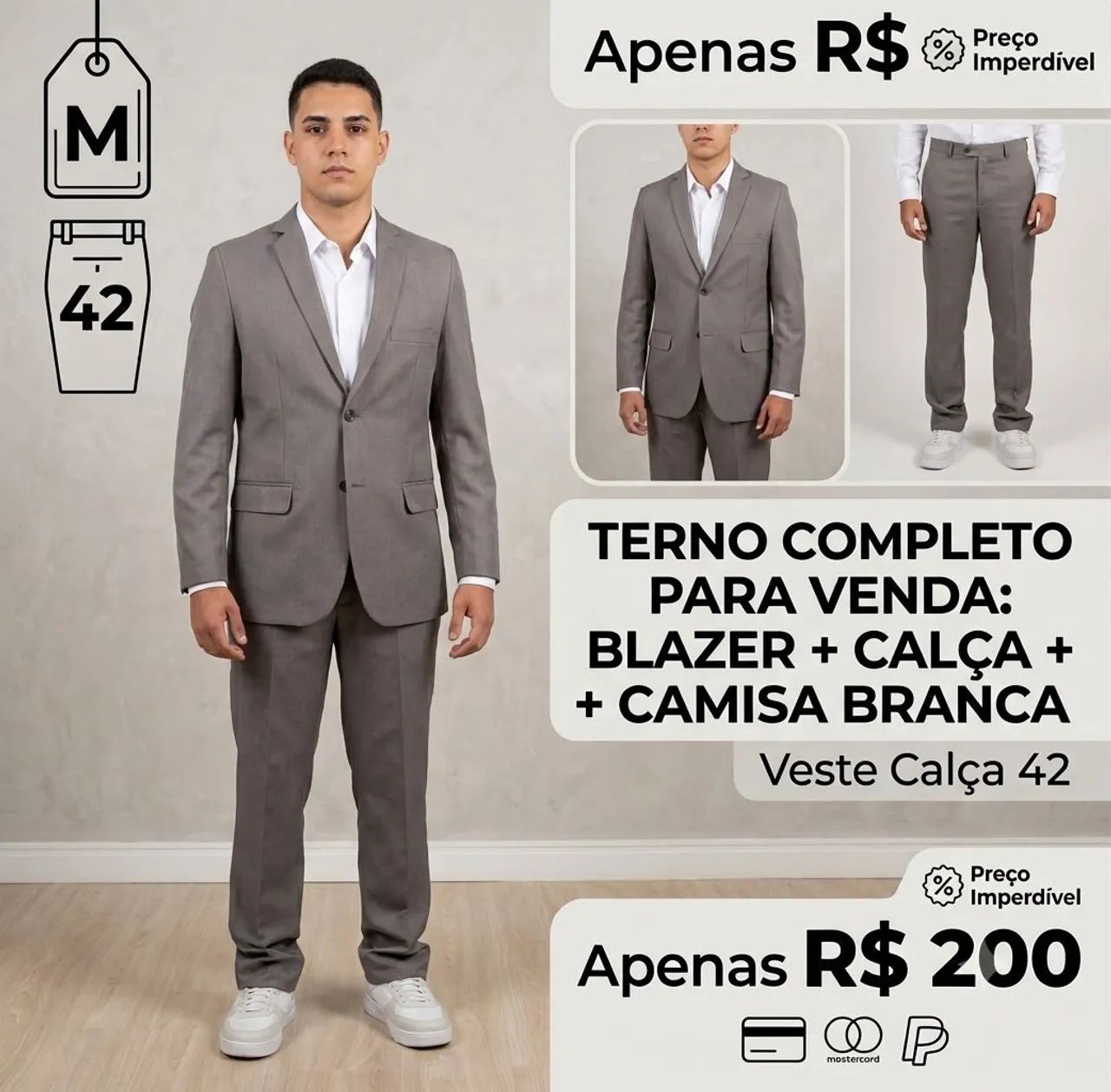Terno tamanho 42