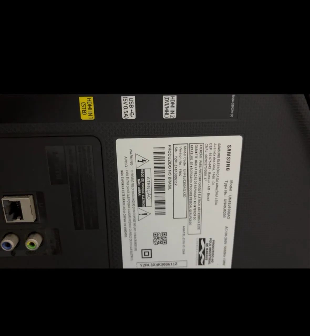 TV Samsung 50 com defeito - Foto 4
