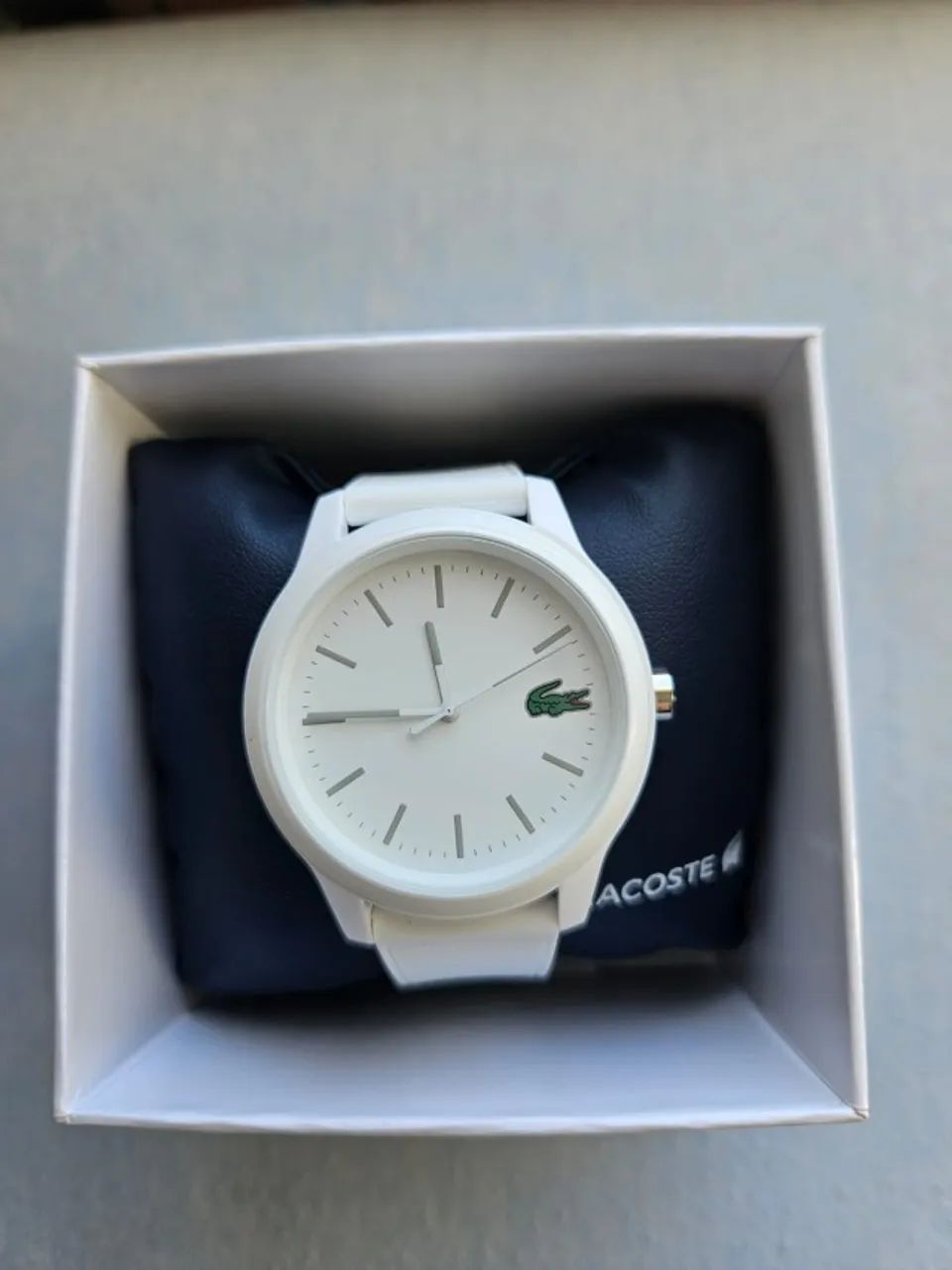 Relógio Lacoste masculino 12. Quartzo TR90