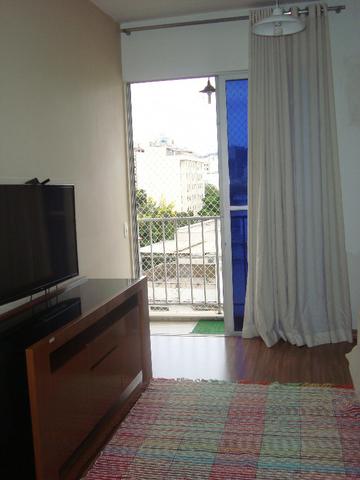 Tijuca Apartamento salão varanda 2 dormitórios dependências reversível garagem - Foto 7