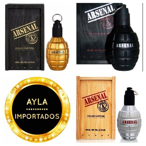 3 x R$: 40,00 Perfume Importado Masculino Arsenal 100ml