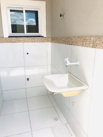 DP linda casa nova com 2 quartos 2 banheiros com fino acabamento em rua privativa - Foto 14