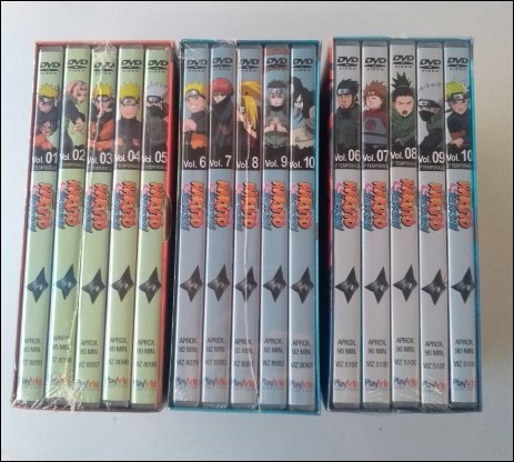 DVD BOX - Naruto Shippuden - Segunda Temporada - Box 1 (5 Discos
